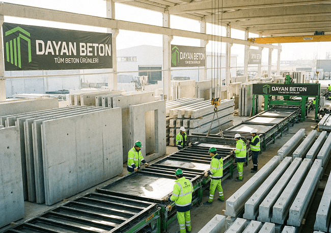 Prefabrik Beton Yapı İnşaatı
