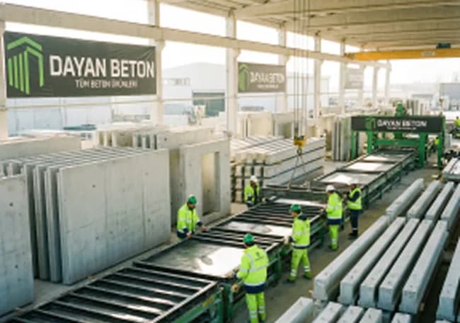 Prefabrik Beton Yapı İnşaatı